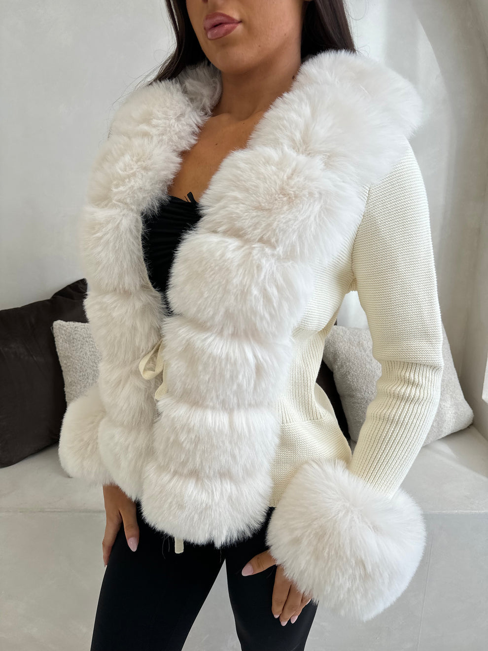 Cardigan Alya crème