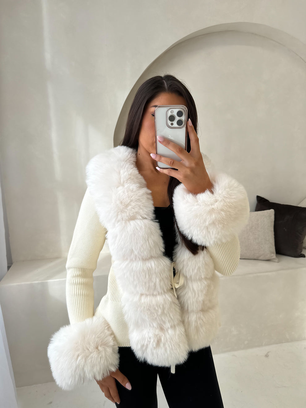 Cardigan Alya crème