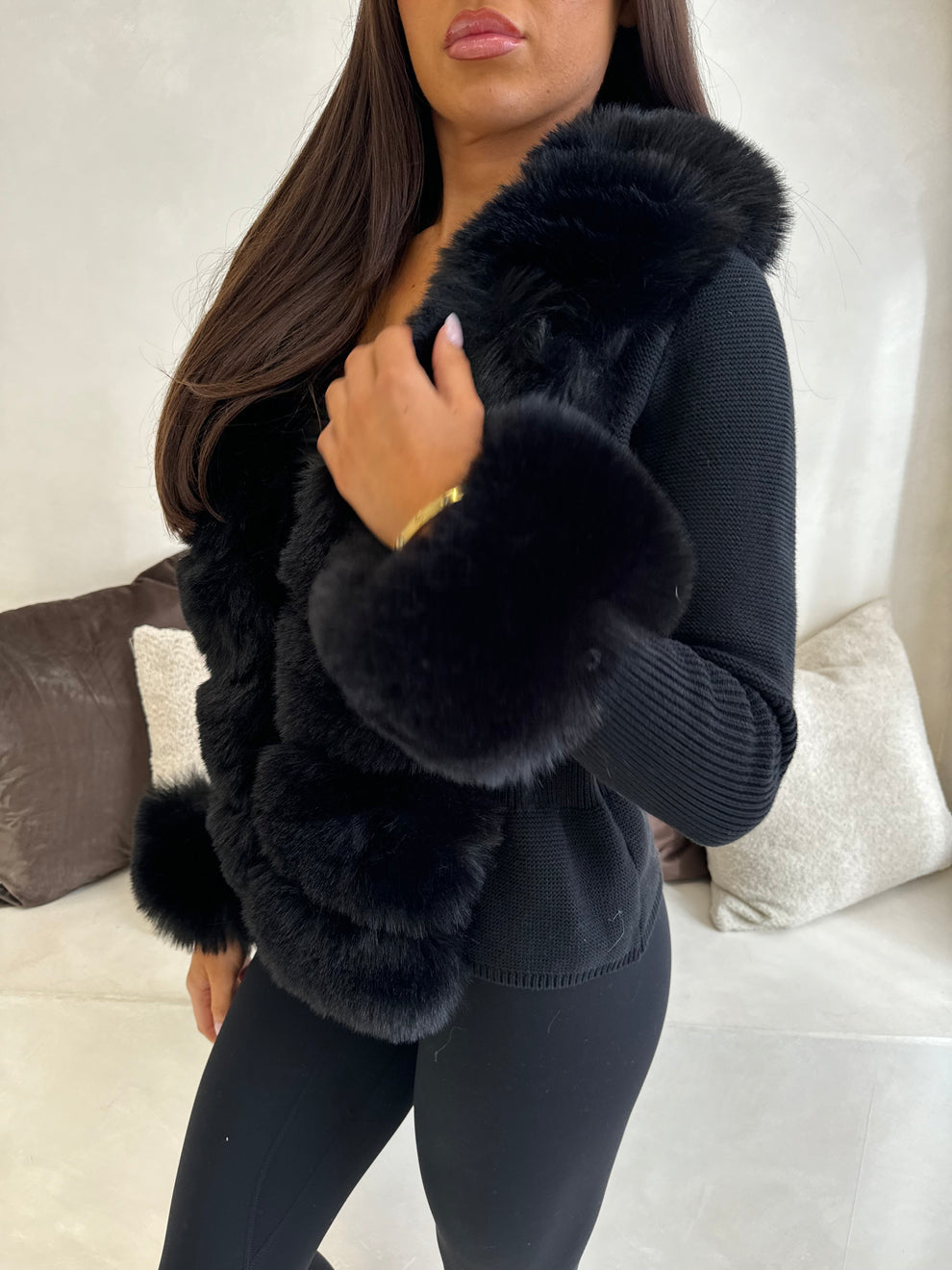Cardigan Alya noir