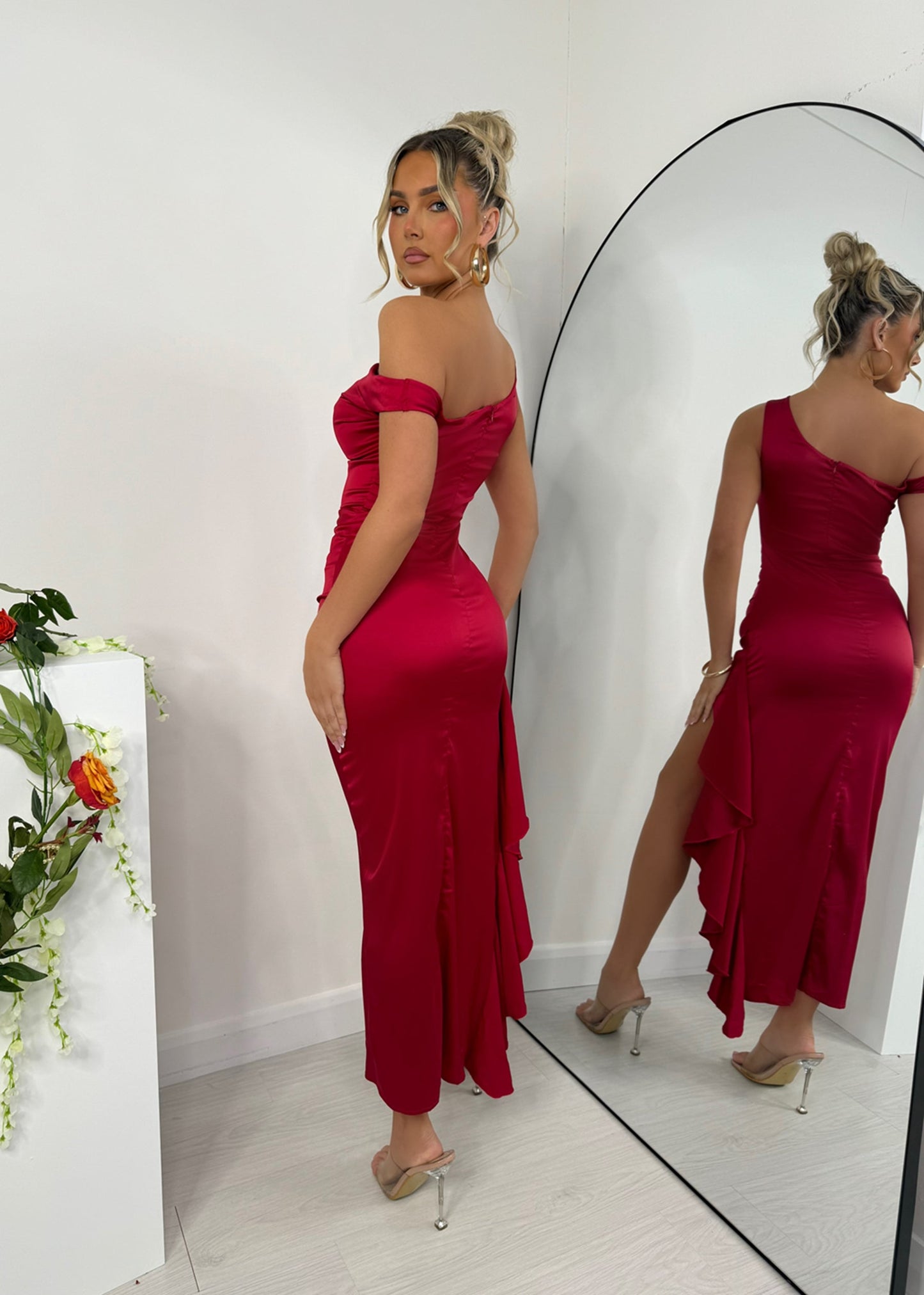 Robe Satiana rouge
