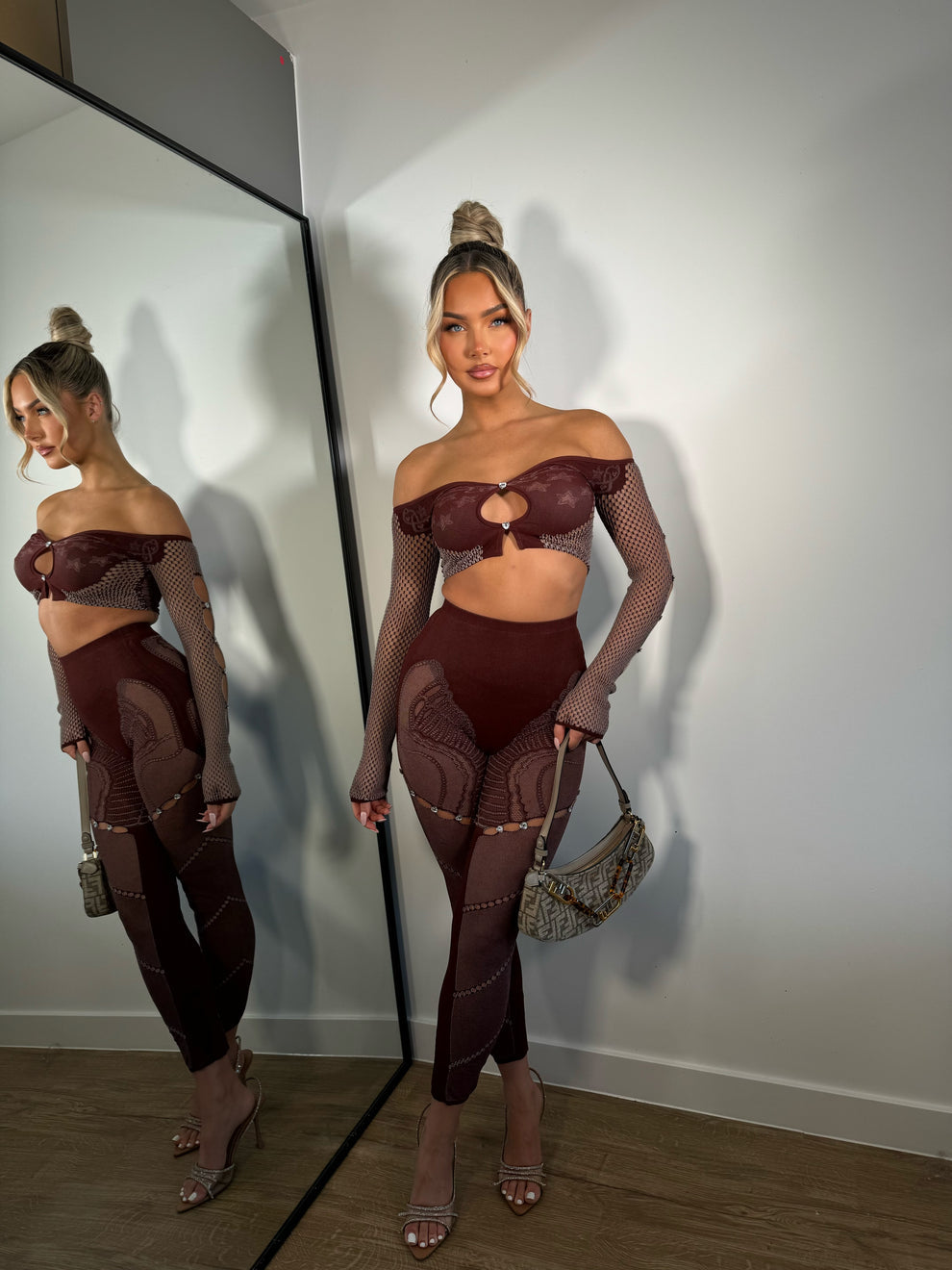 Ensemble Amber bordeaux