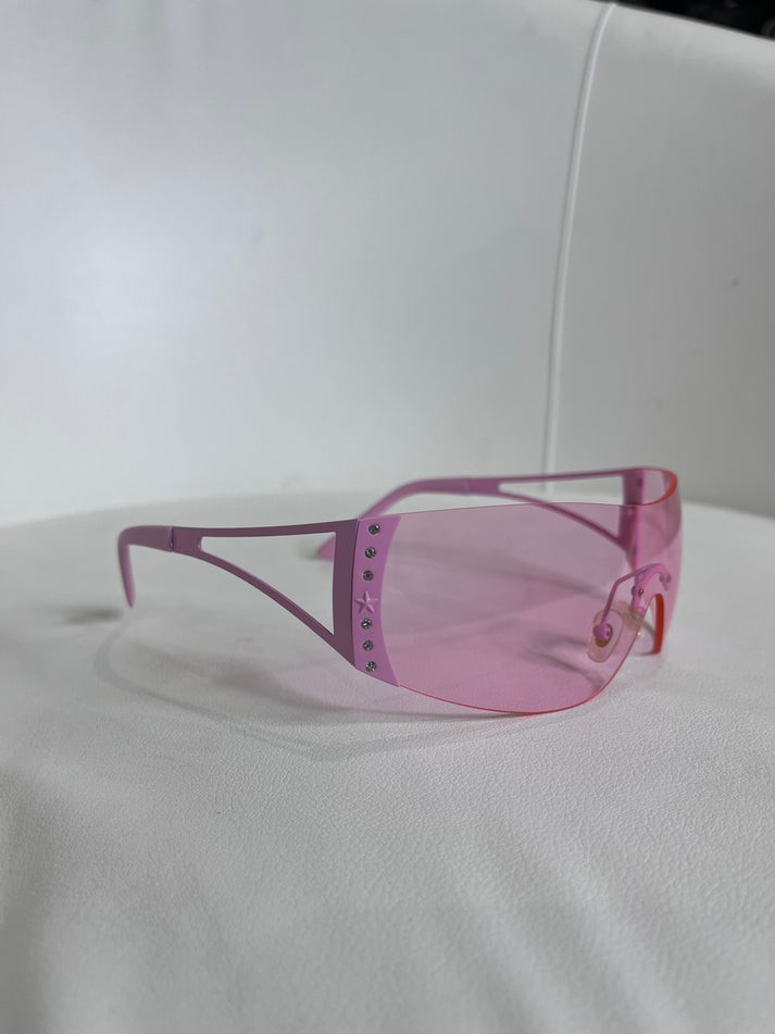 Lunette de soleil Diva rose