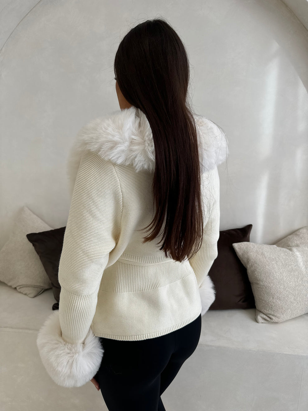 Cardigan Alya crème