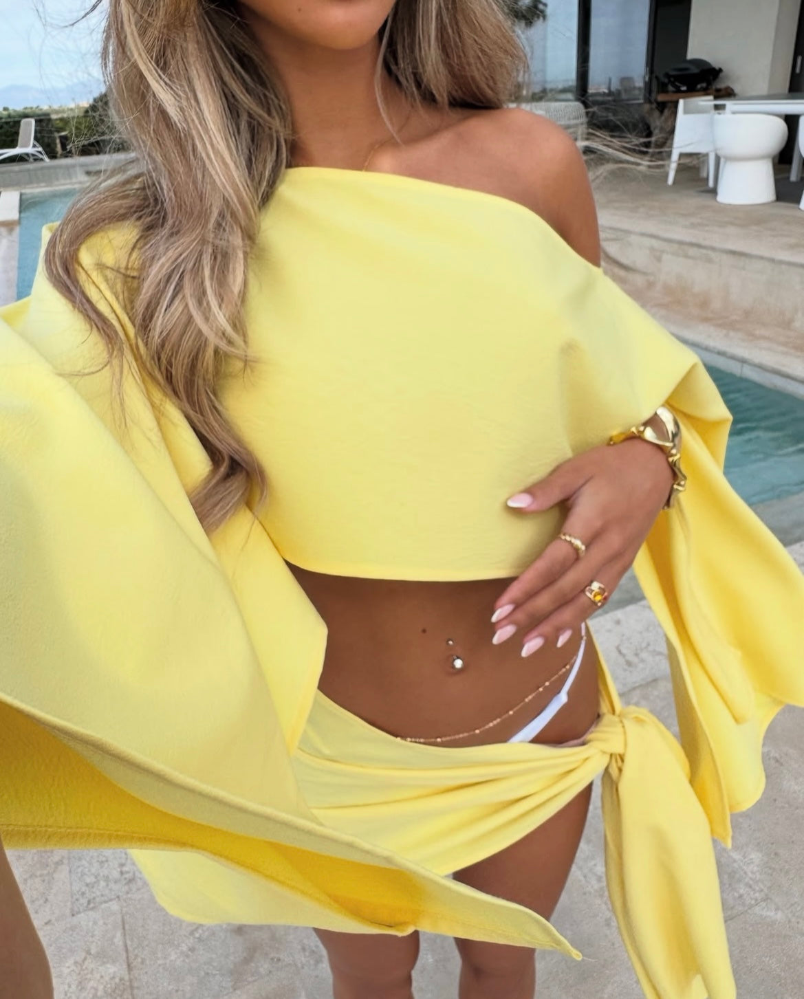 Ensemble de plage Jeny jaune