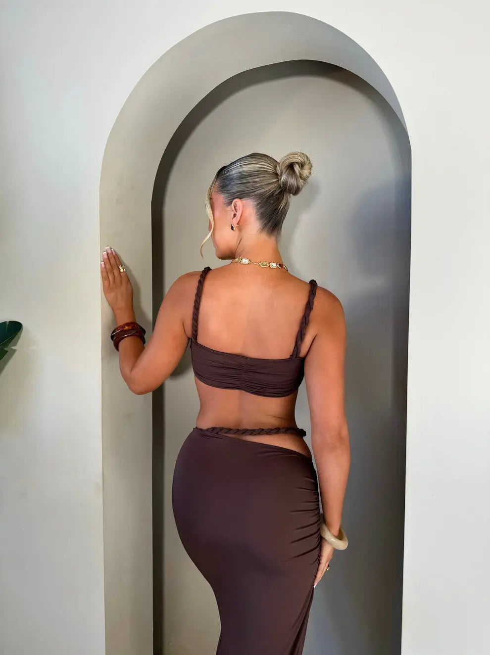 Ensemble Dubaï marron - LA MAISON ROSE PARIS