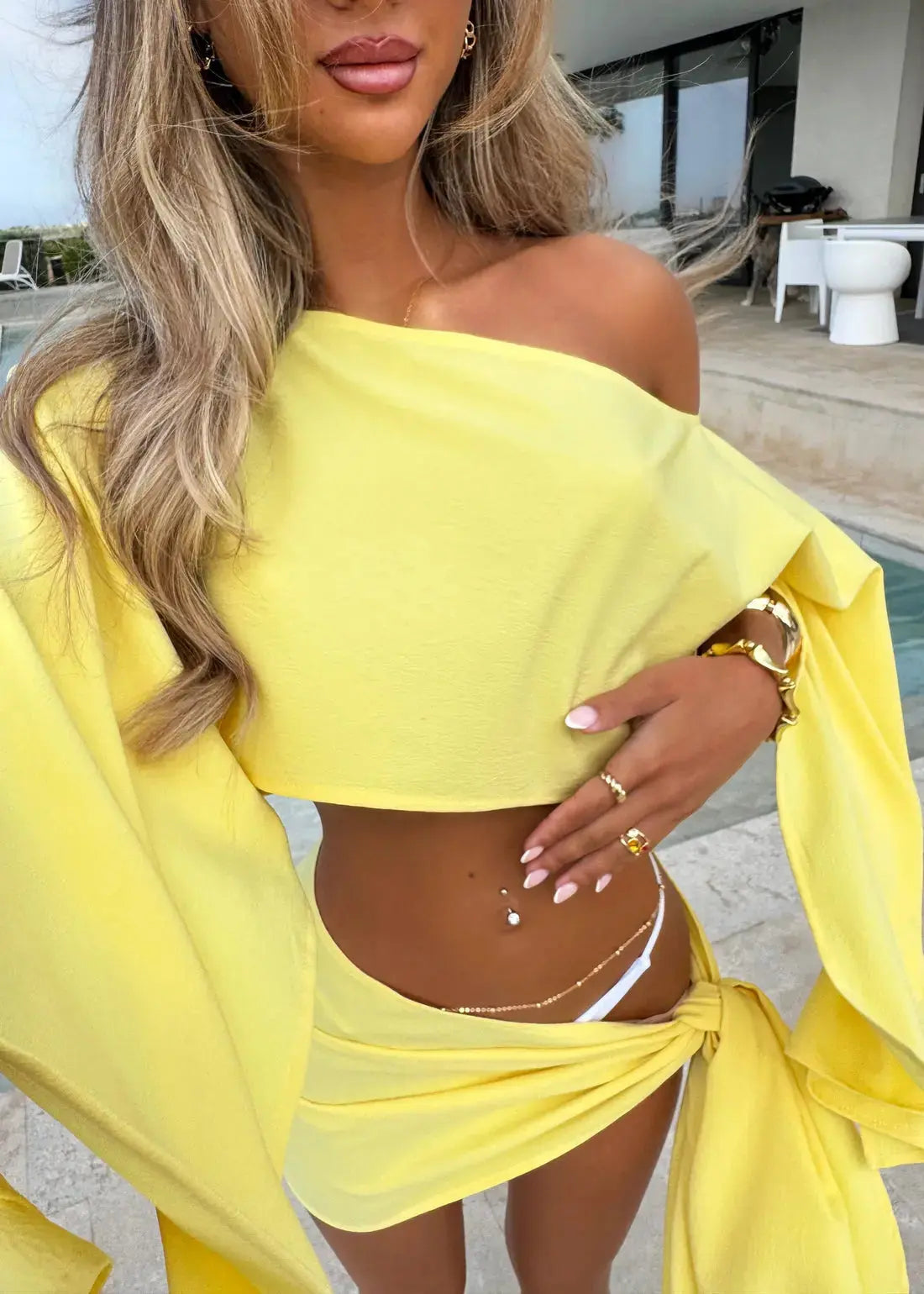 Ensemble de plage Jeny jaune - LA MAISON ROSE PARIS