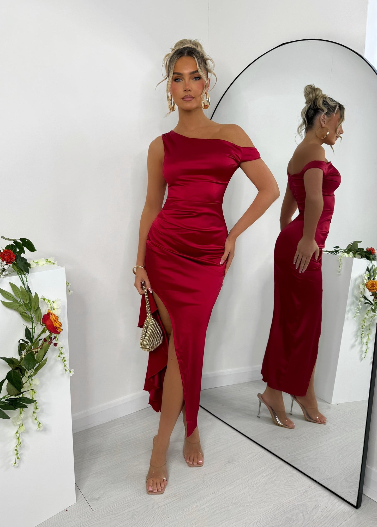 Robe Satiana rouge