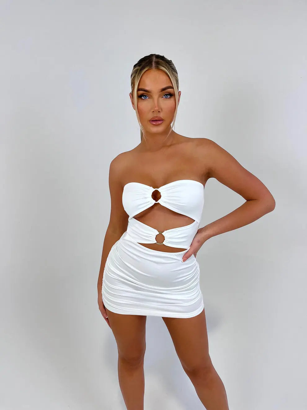 Robe Serena blanche - LA MAISON ROSE PARIS