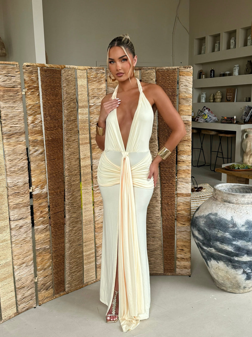 Robe Angela crème