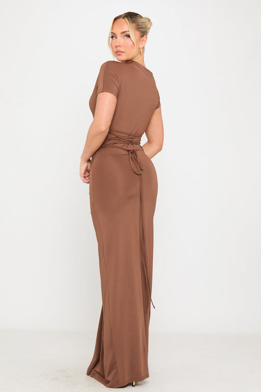 Robe Safa marron