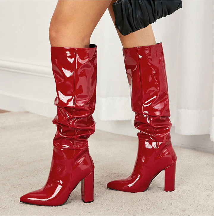 BOTTES ZARA ROUGE