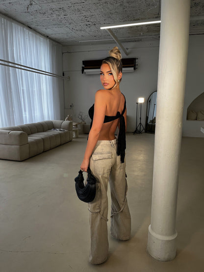 Haut Sofia en dentelle noir