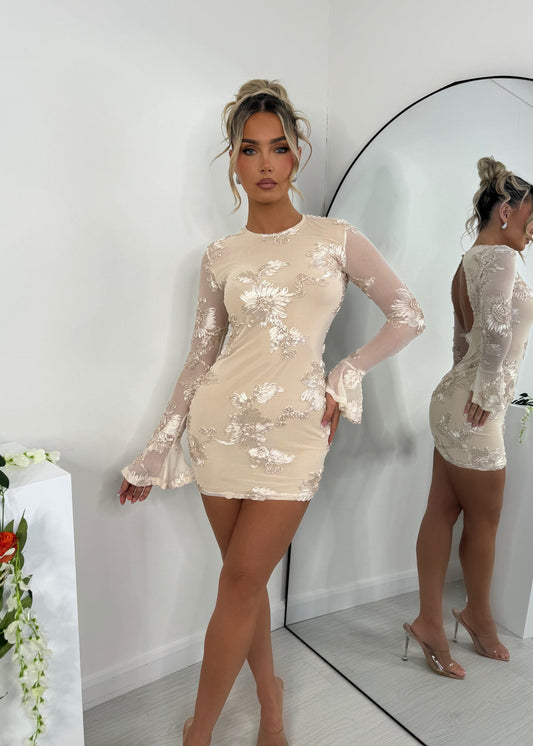Robe Maelya ivoire