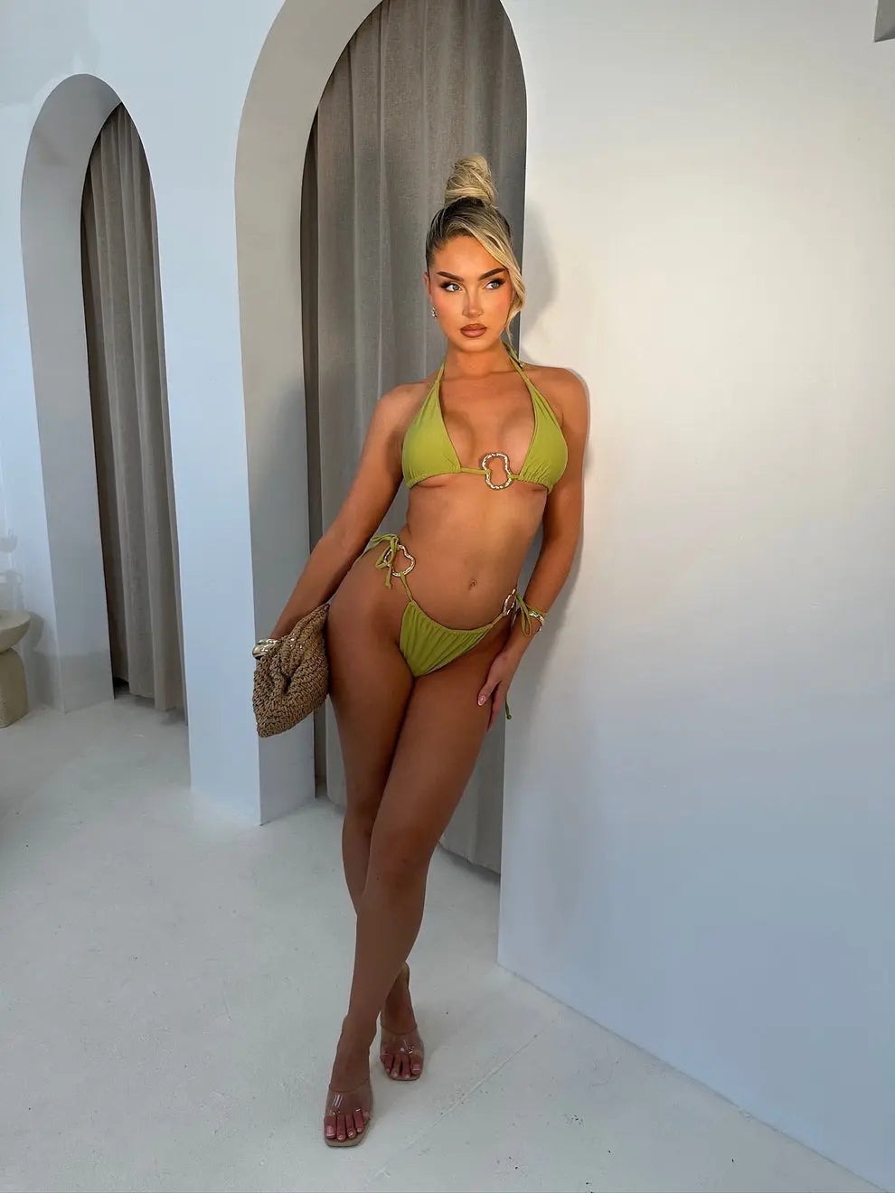 Bikini Guyana kaki - LA MAISON ROSE PARIS