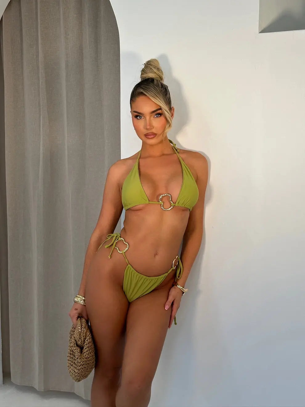 Bikini Guyana kaki - LA MAISON ROSE PARIS