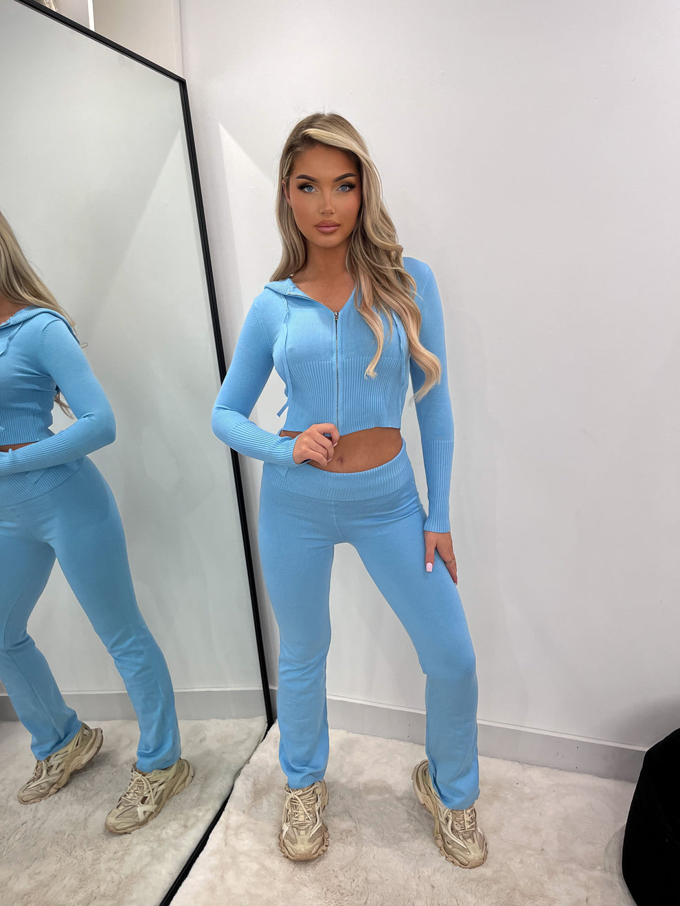 Ensemble Jenna bleu