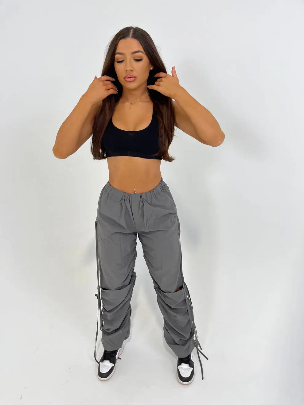 Cargo Talyah gris - LA MAISON ROSE PARIS