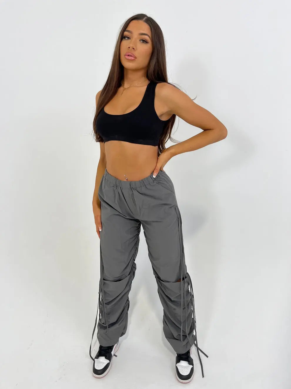 Cargo Talyah gris - LA MAISON ROSE PARIS