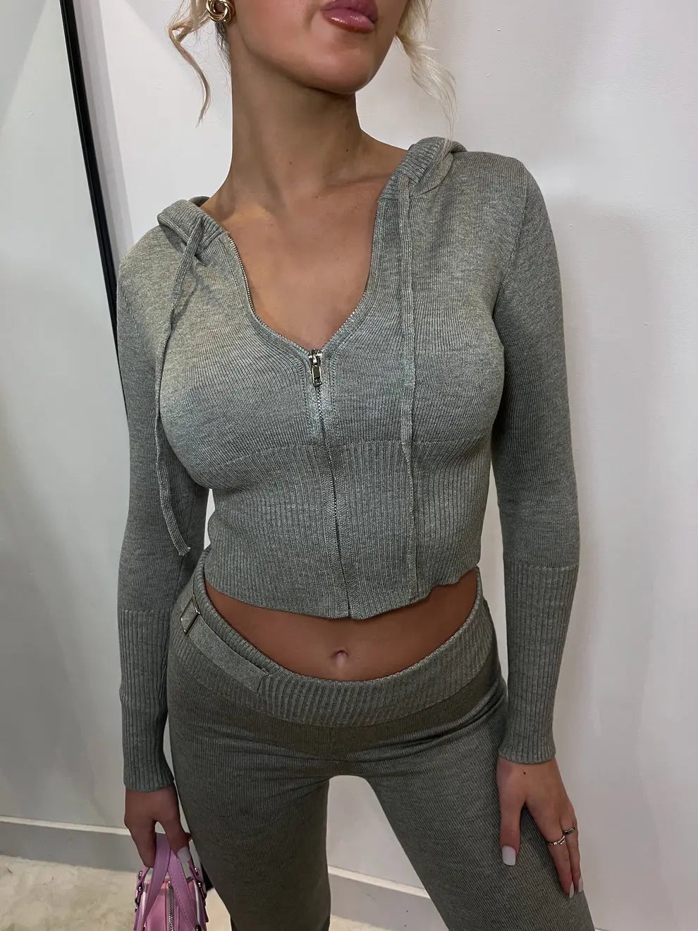 Ensemble Jenna gris - LA MAISON ROSE PARIS