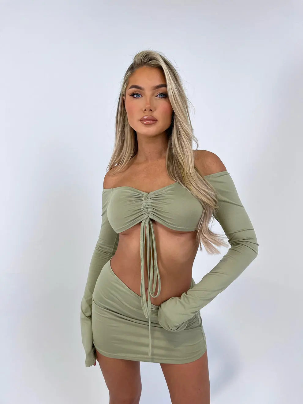 Ensemble Julia vert kaki - LA MAISON ROSE PARIS