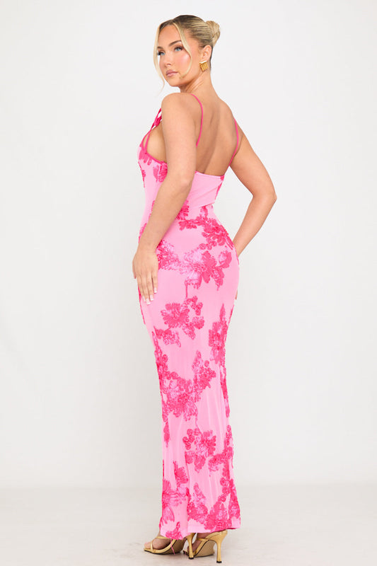 Robe Maelyne rose