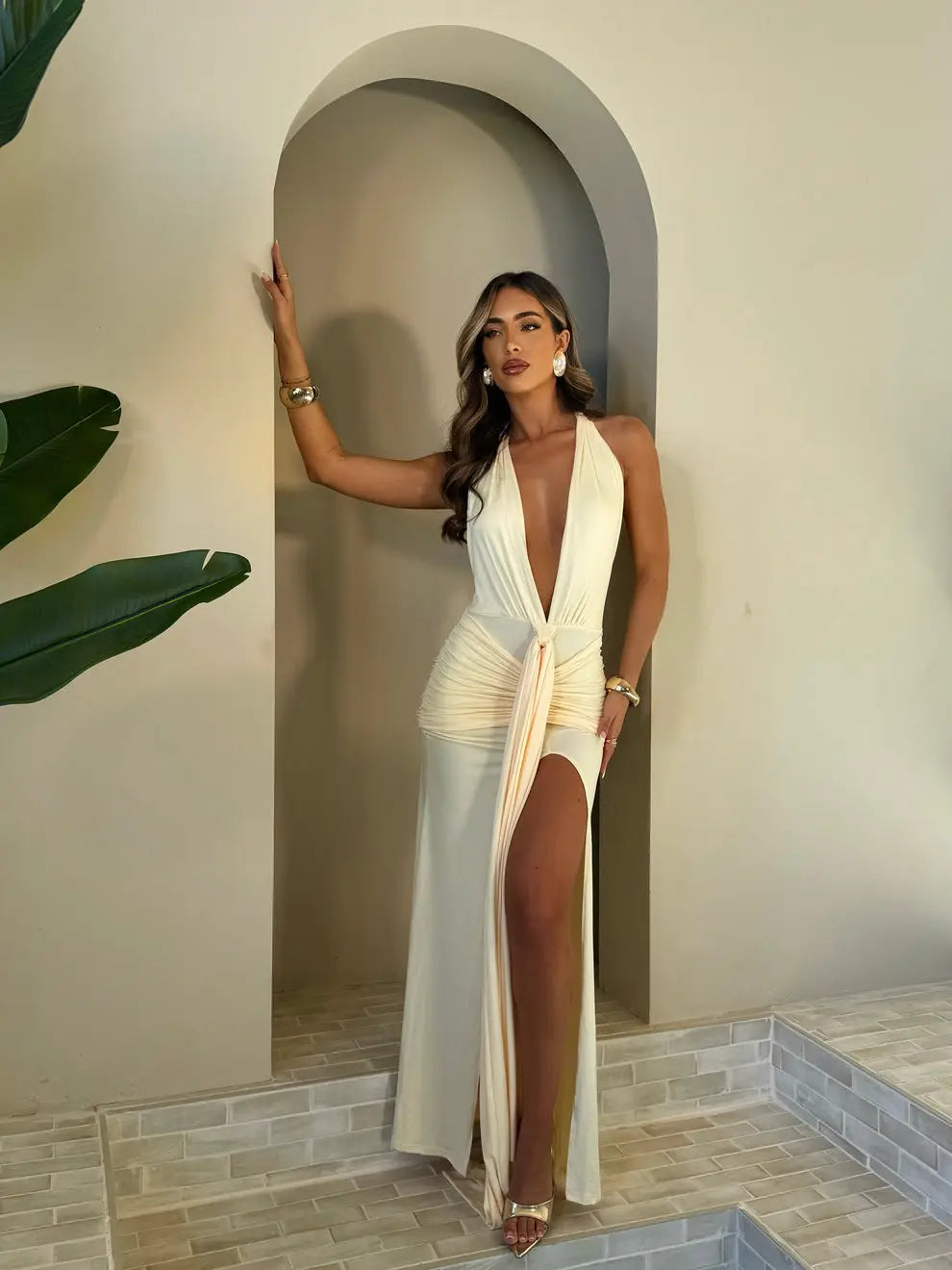 Robe Angela crème - LA MAISON ROSE PARIS