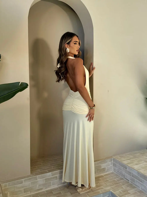 Robe Angela crème - LA MAISON ROSE PARIS
