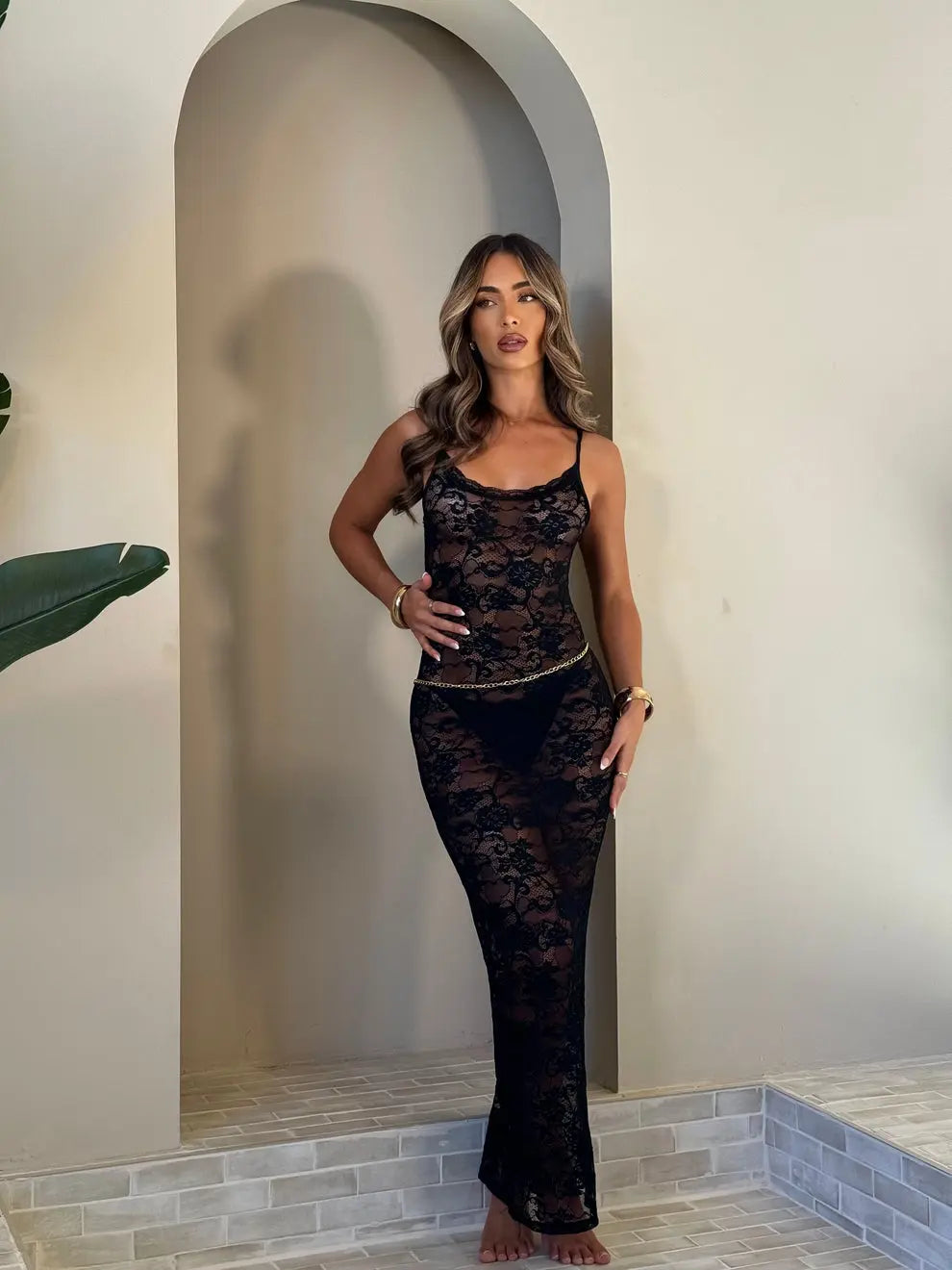 Robe Dana noir - LA MAISON ROSE PARIS