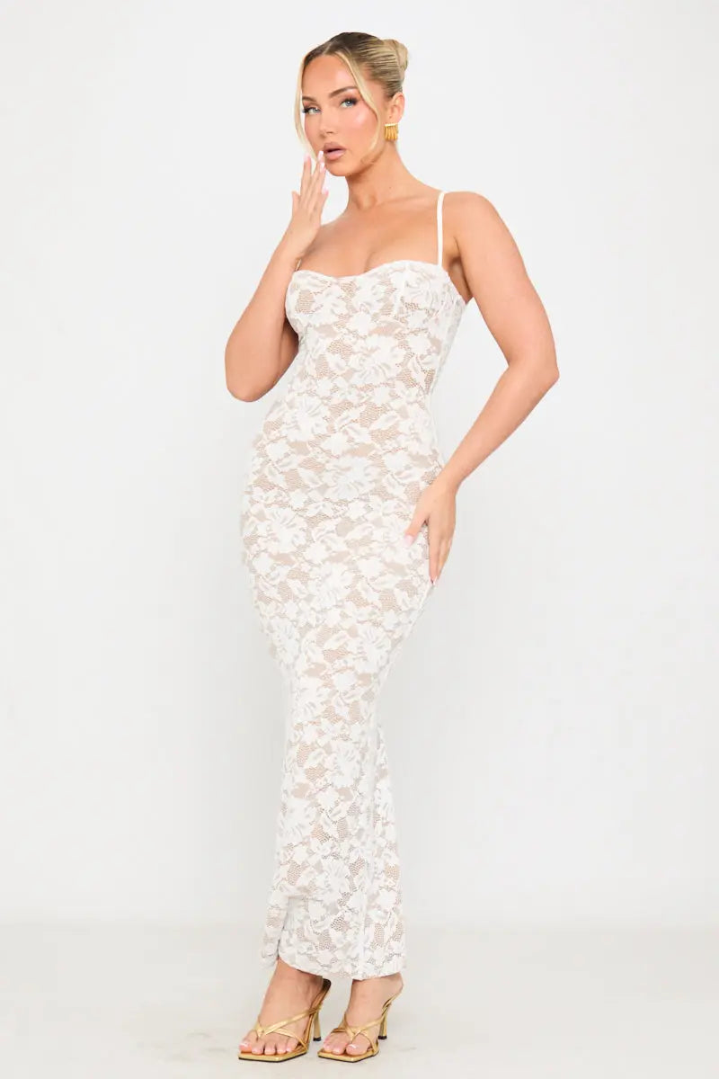 Robe Doriah blanche - LA MAISON ROSE PARIS