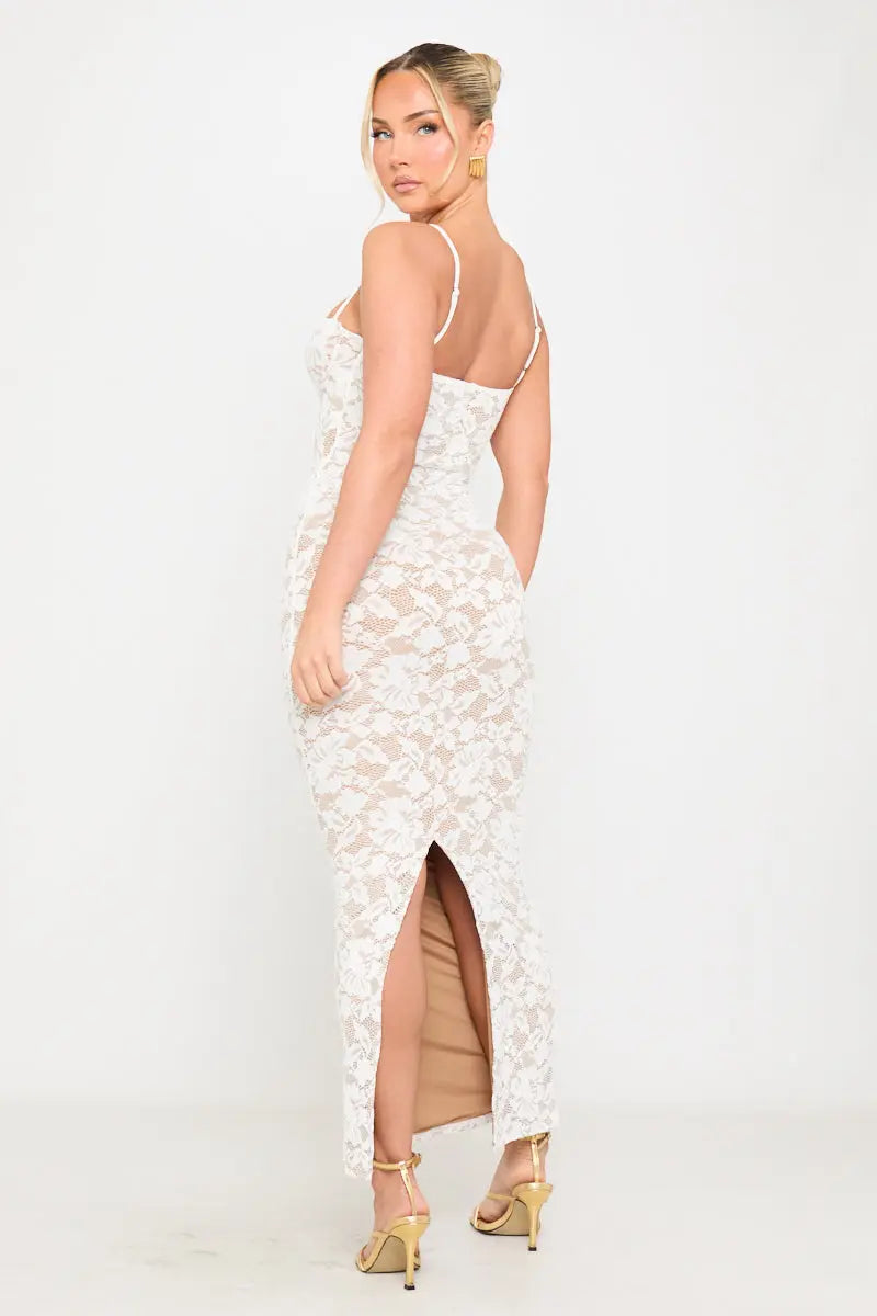 Robe Doriah blanche - LA MAISON ROSE PARIS
