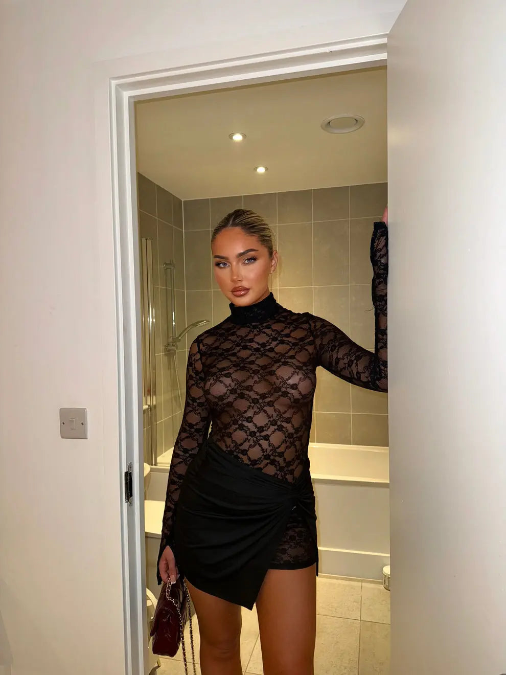 Robe Hayley noire - LA MAISON ROSE PARIS
