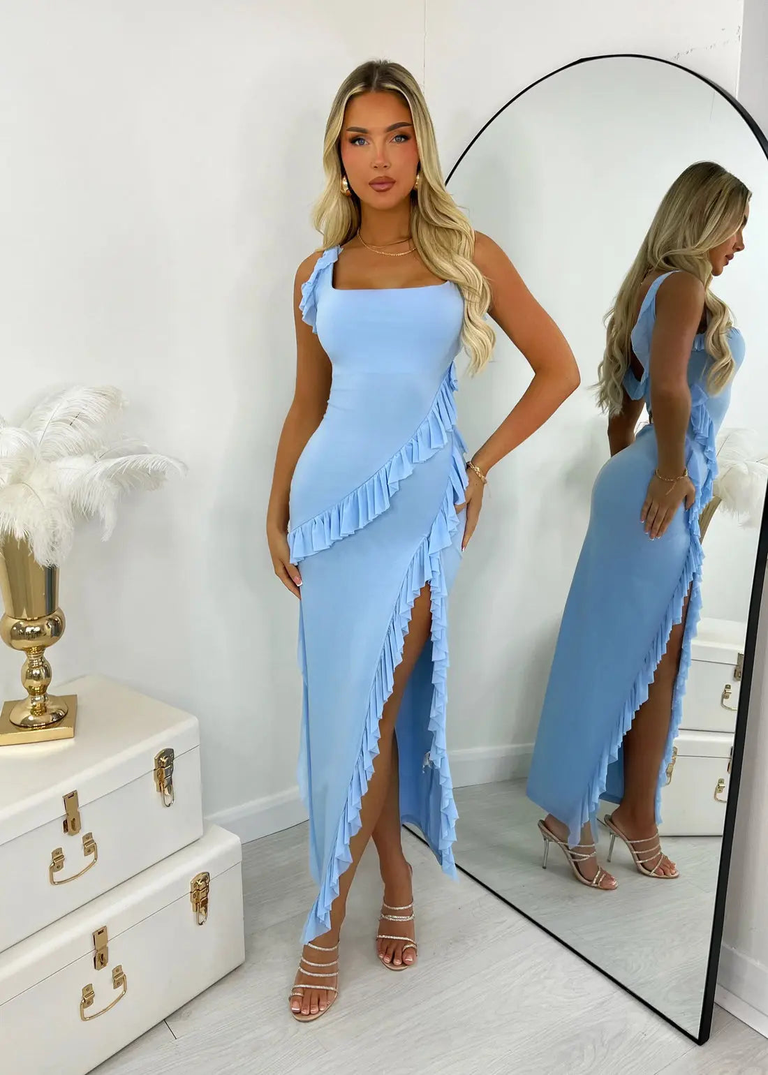 Robe Isabela bleue - LA MAISON ROSE PARIS