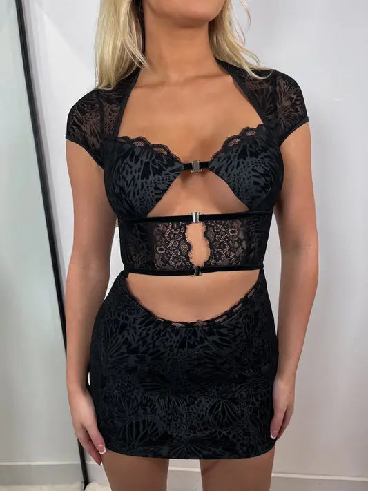 Robe Kara noir - LA MAISON ROSE PARIS
