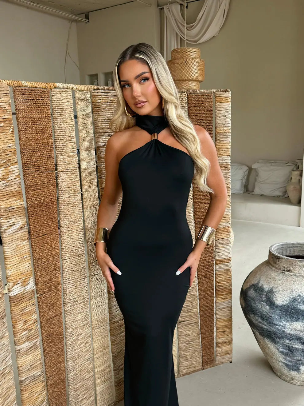 Robe Nasra noir - LA MAISON ROSE PARIS
