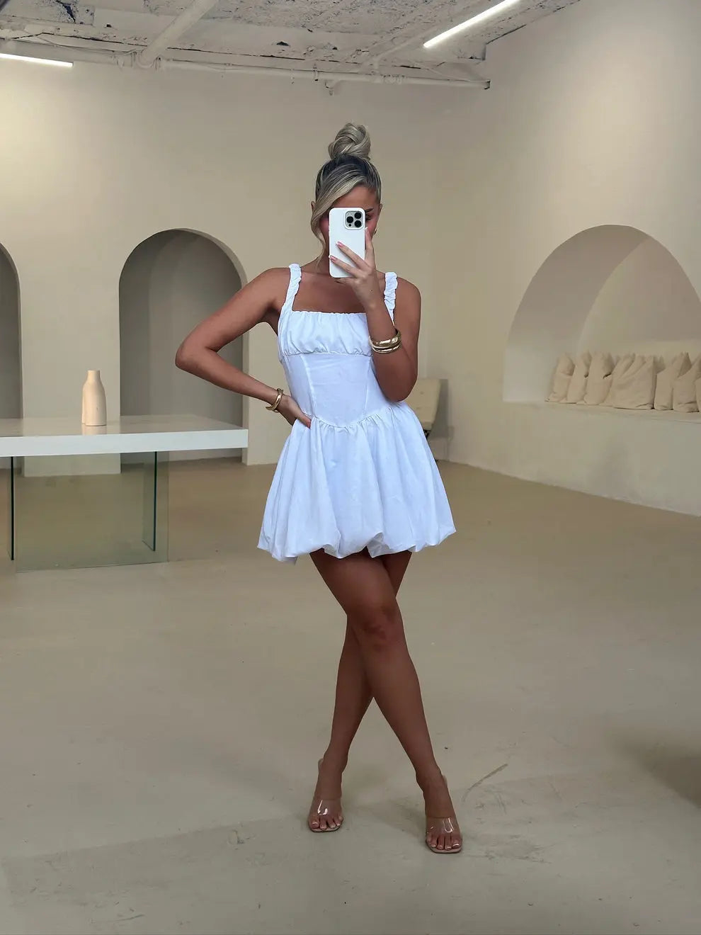 Robe Nina blanche - LA MAISON ROSE PARIS