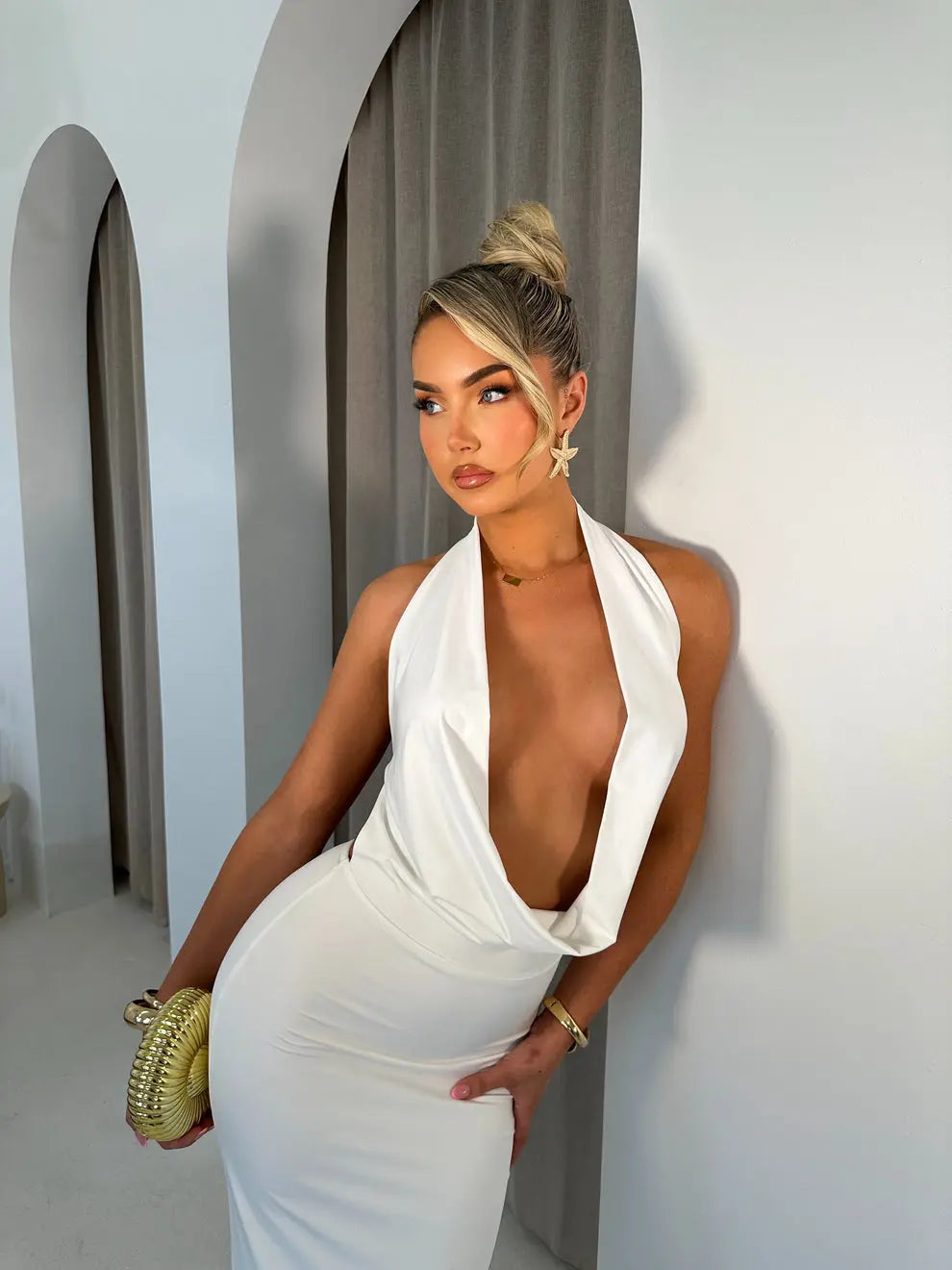 Robe Savana blanche - LA MAISON ROSE PARIS