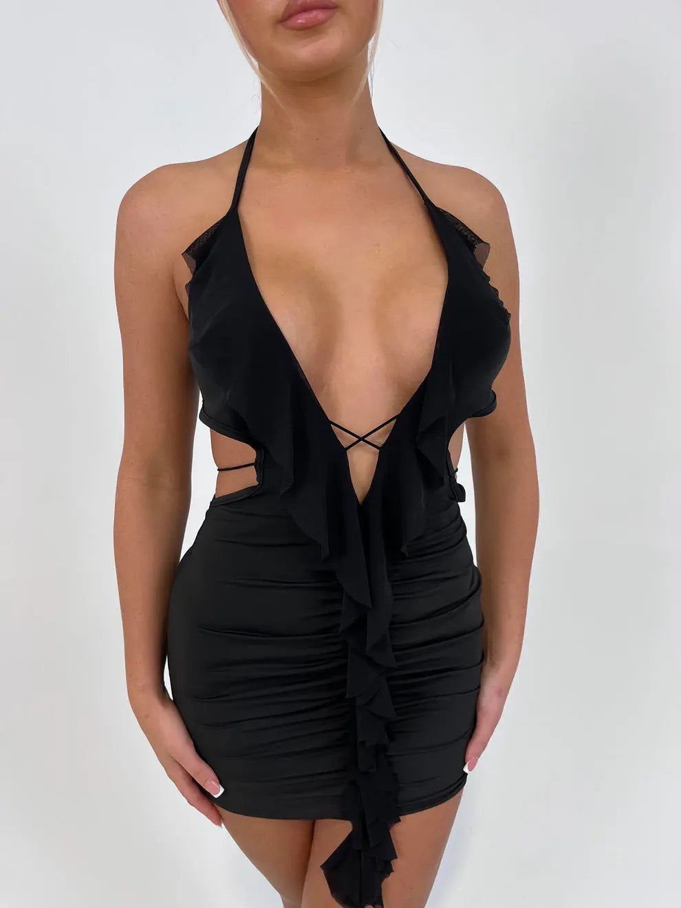 Robe Vanessa noir - LA MAISON ROSE PARIS